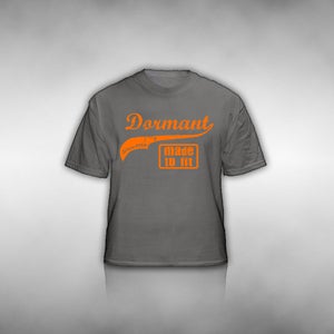 Image of Dormant Tee - Graphite/Orange