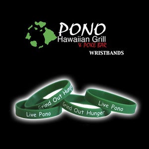 Image of Pono Hawaiian Grill Wristbands
