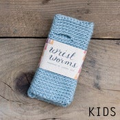 Image of Original Wrist Worms, Wool, Pale Blue (Kids)
