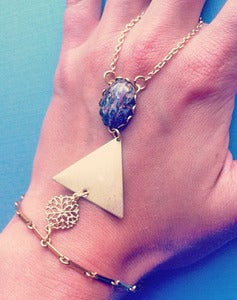 Image of Hera - Triangle Hand Chain