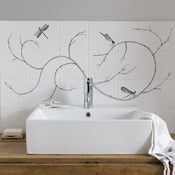 Image of Dragonfly tile mural