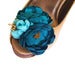 Image of Bridal Shoe Clip Set - Ocean Blue Shoe Clips