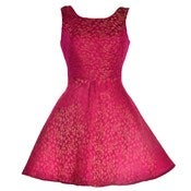 Image of 40% OFF! Pink Midas Jacquard Skater Dress