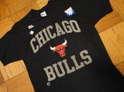 Image of Vintage Deadstock Chicago Bulls Pro Player Black Shirt
