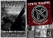 Image of ARTCORE ISSUE #30 + STATE FUNERAL ‘PROTEST MUSIC’ 7” EP