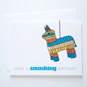 Image of Pinata Birthday Card