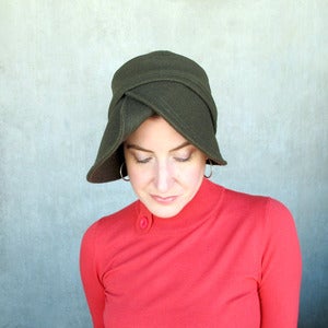 Image of Accomplice in olive wool