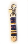 Image of peyote stitch beaded keychain 10
