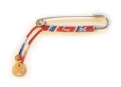 Image of peyote stitch beaded pin 1