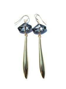 Image of Mixed Metal Earrings