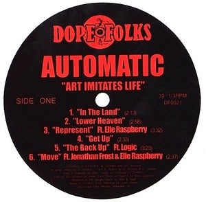Image of AUTOMATIC "Art Imitates Life" LP