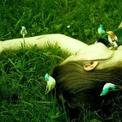Image of bird girl - 8x12 print