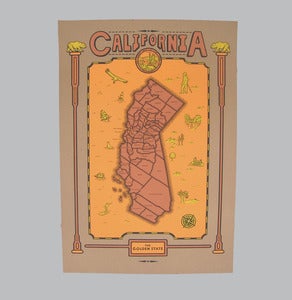 Image of california map