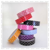 Image of Polka Dot Fabric Tapes