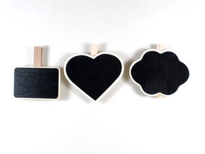 Image of Mini Chalkboard/Blackboard Pegs