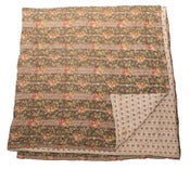 Image of French Provencal throw - Green & Cream
