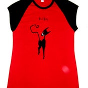 Image of Evil Kitty shirt.