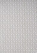 Image of "Fan" handprinted fabric {white}
