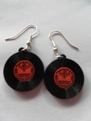 Image of Rockabilly LP Record Vinyl Retro Kitsch Earrings