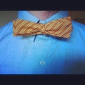 Image of Yellow Handmade Adjustable Bow-tie