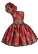 Image of Fusion Orange Bubble Dress