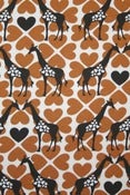 Image of Caramel Giraffe Organic Interlock (by the half metre)