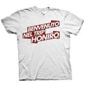 Image of BENVENUTO NEL TRIP, HONIRO.IT TSHIRT WHITE