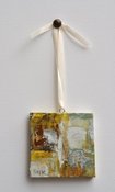 Image of Original art by Melissa Payne Baker - 3"x3" Itty Bitty Angel III