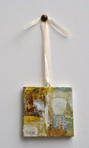 Image of Original art by Melissa Payne Baker - 3"x3" Itty Bitty Angel III