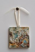Image of Original art by Melissa Payne Baker - 3"x3" Itty Bitty Nest I