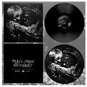 Image of DK018: Worms Feed - Black Snow 7" EP - Black w/ Screenprinted B-side /100