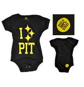 Image of PC I 'Steel' PIT Baby Onesie Black