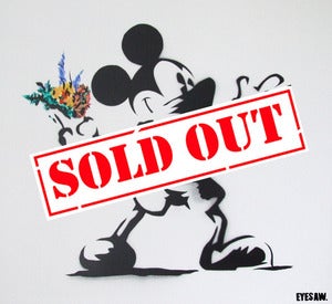 Image of  MICKY MOUSE BANKSY  "print"