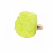 Image of Neon Druzy Crystal Ring