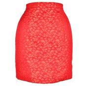Image of Red Midas Pencil Skirt