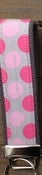 Image of Pretty Polka Wristlet Keychain --- 5 in stock