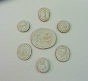 Image of Framed Intaglios - "Regent" Design 