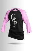 Image of CLASSIC CREST RAGLAN BLK/PINK