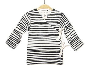 Image of Baby Wrap Deep Black Stripes