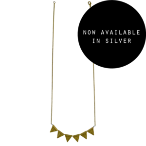 Image of Petra. Mini Aztec Triangle Necklace