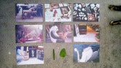 Image of an imaginary journey of july, postcard set