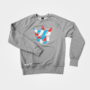 Image of Broken | Sweatshirt Grey Melange