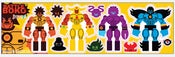Image of BATTLE BOKO STICKER SHEET