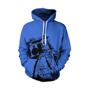 Image of Ben Jammin' Hoodie (Royal) 