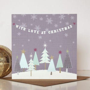 Image of 'Christmas Tree Hill' Christmas Card
