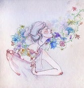 Image of The Lady and the Flowers.