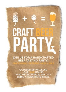 Image of Craft Beer Invitation (Octoberfest)