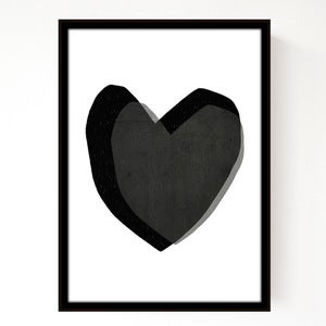 Image of A3 Layered Hearts 