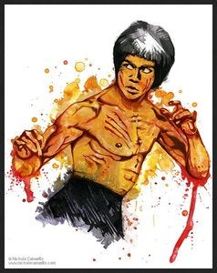 Image of Nichole Camarillo - Master of Self - Bruce Lee - Original Artwork