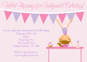 Image of Little Gymnast Birthday Invitation